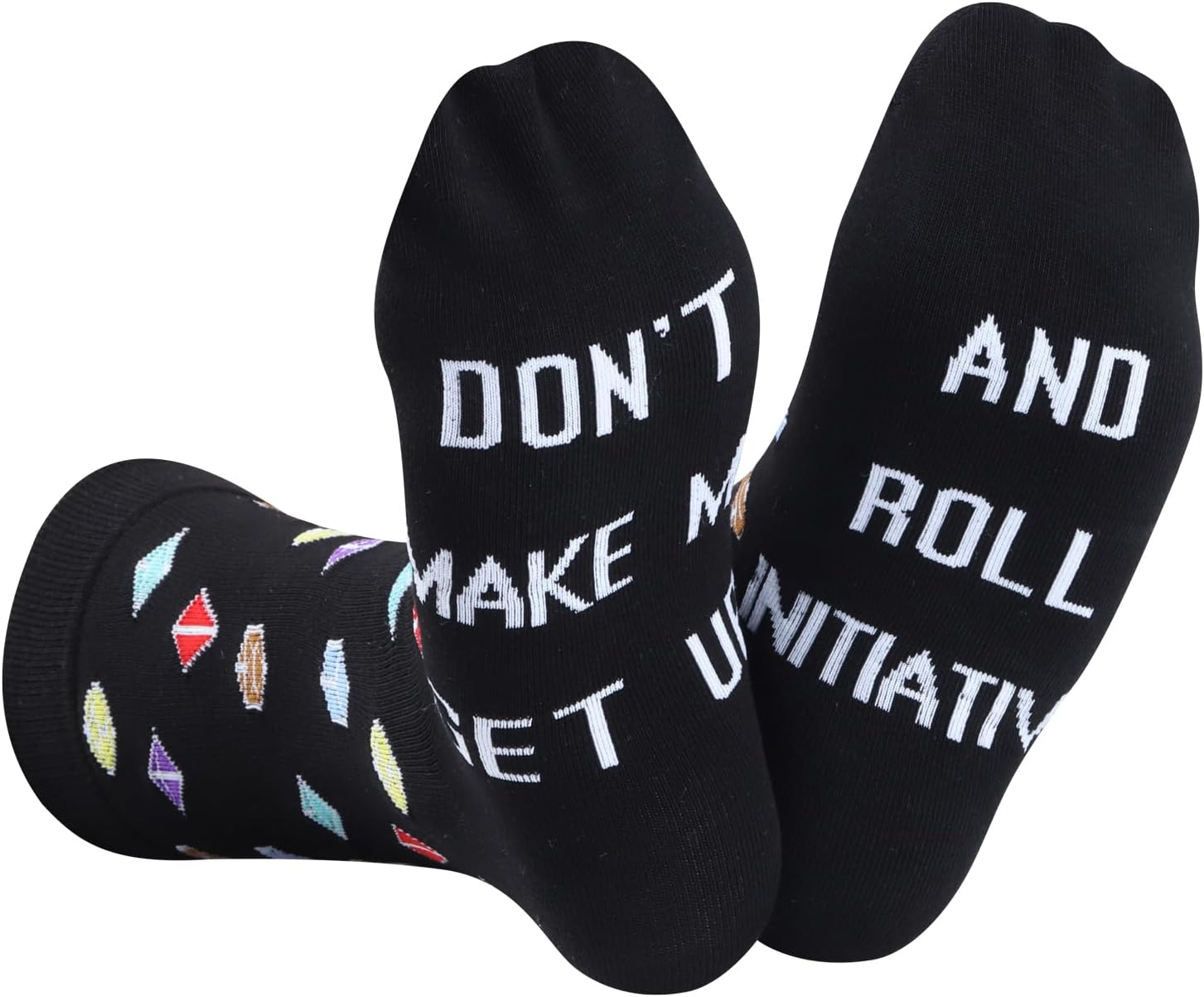 D&D Roll Initiative Gamer Socks
