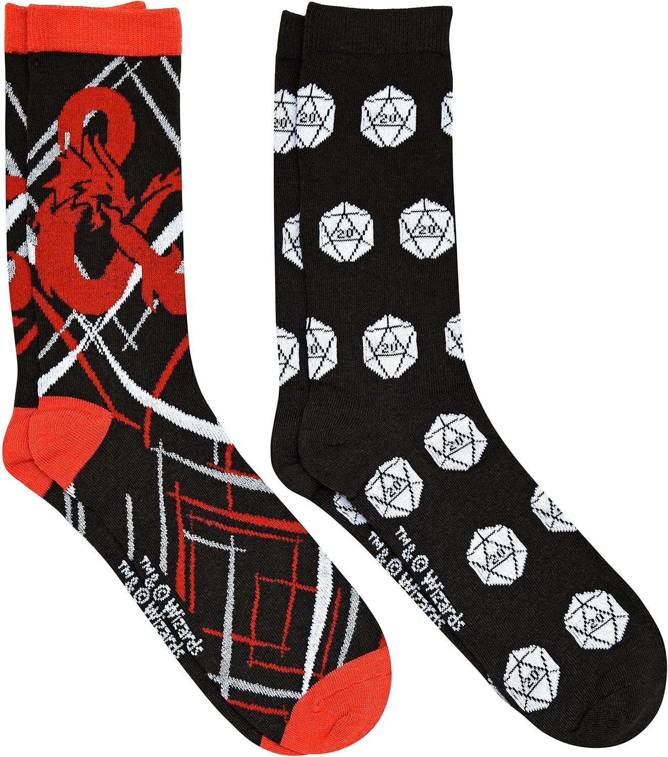 Hyp D&D Logo Crew Socks (2-Pack)